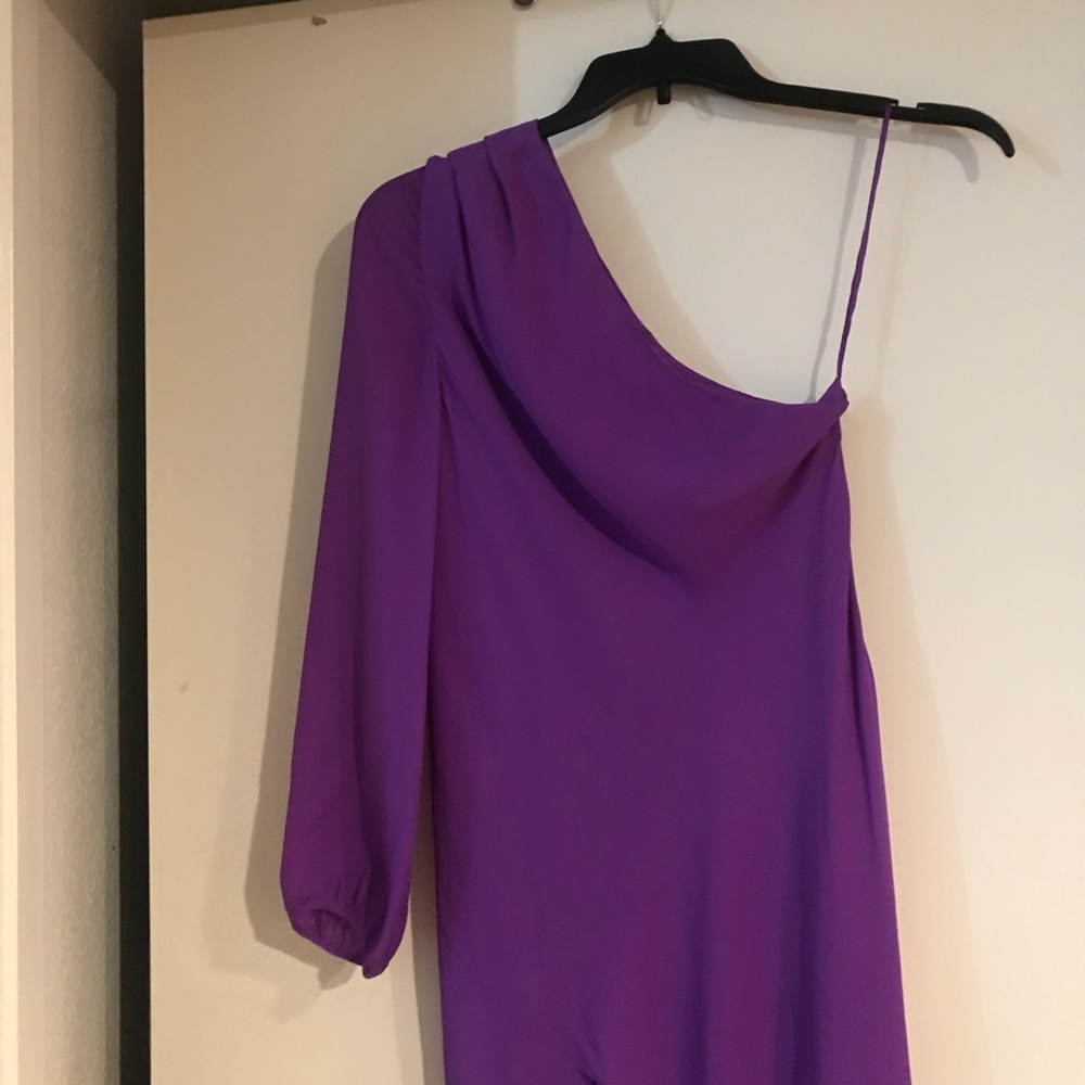 Mason purple dress 100 percent silk 100.00